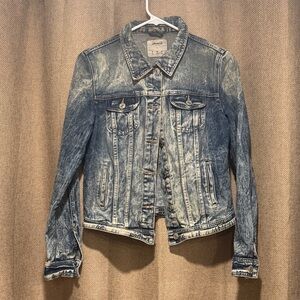 Women’s Denim Co. Distressed Blue Jean Jacket